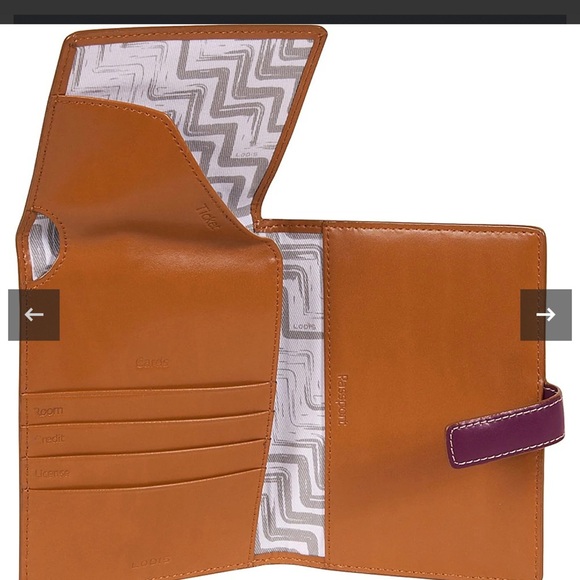 Lodis Purple Leather Notebook Cover - Picture 3 of 7